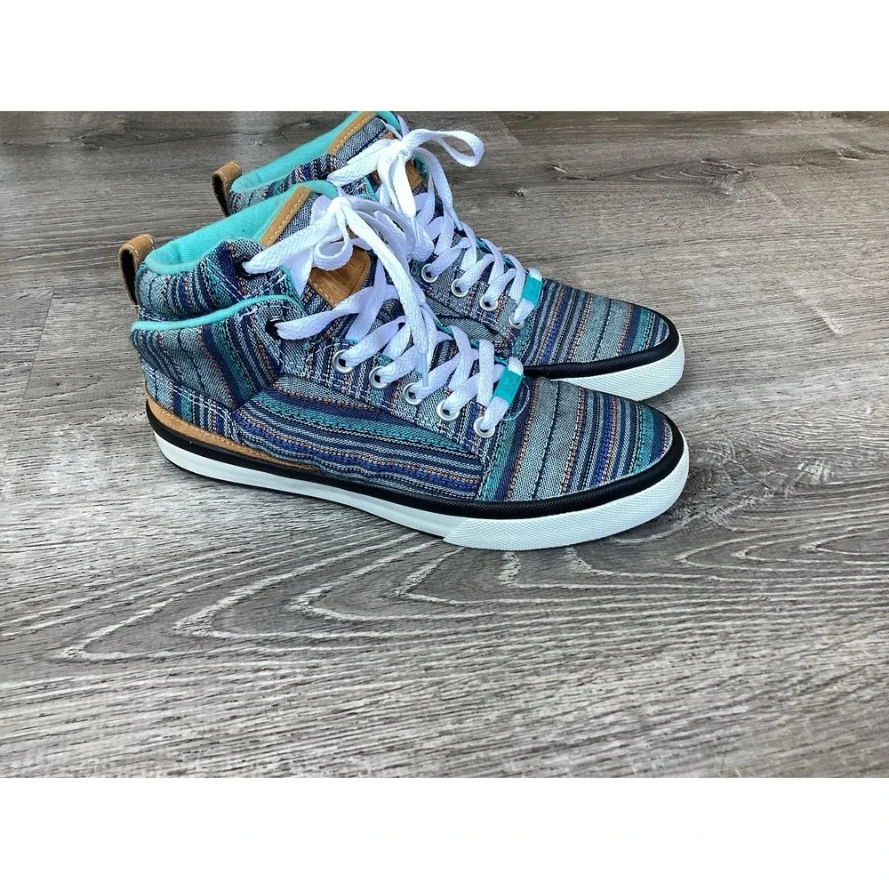 Converse All Star Bassline Mens Size 8 Sneakers 148863C MultiColor Hippie Casual